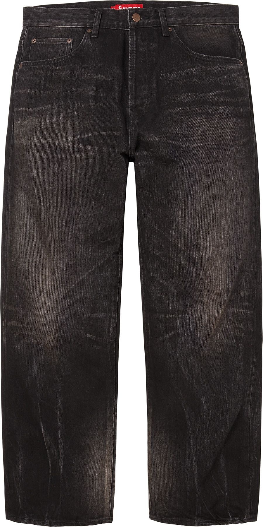 Distressed Loose Fit Selvedge Jean view 7
